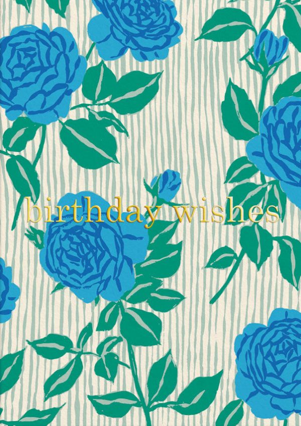 Foil Card-Birthday Wishes