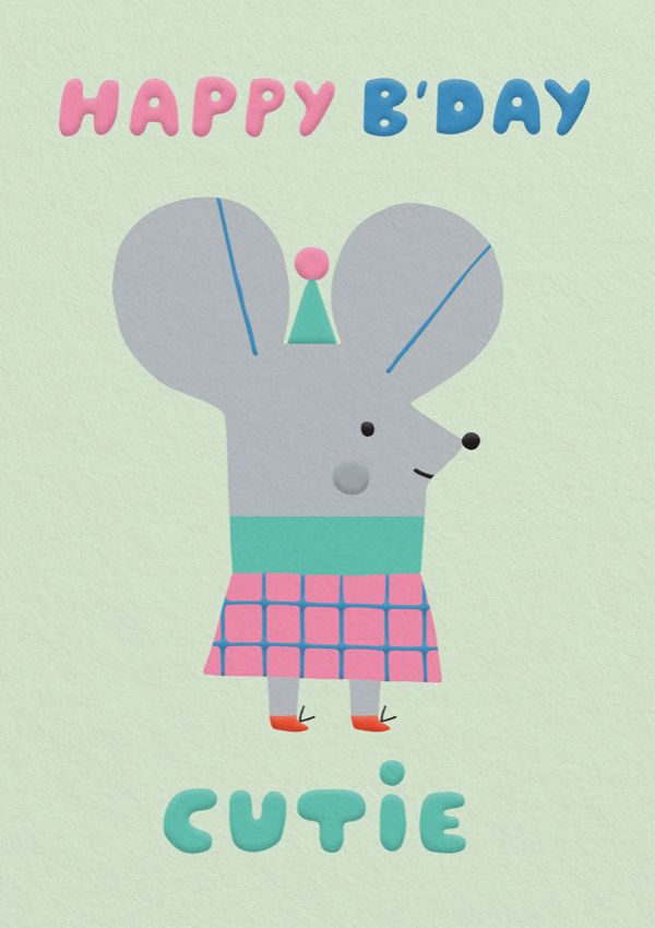 Card-Happy Birthday Cutie