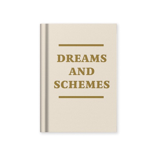 [OD-STN-OD-6-A7-13273] Hard Cover Tiny Notebook-Dreams and Schemes