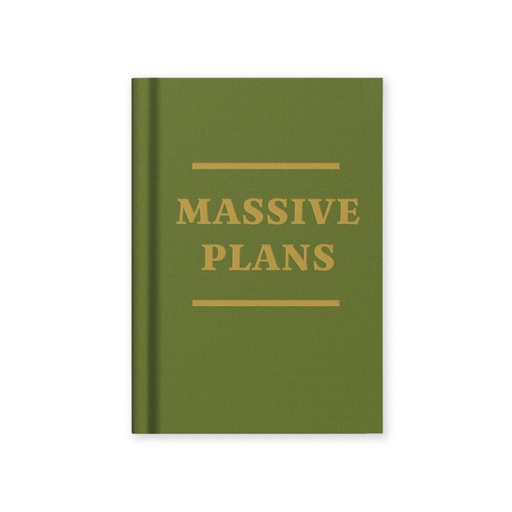 [OD-STN-OD-6-A7-13275] Hard Cover Tiny Notebook-Massive Plan