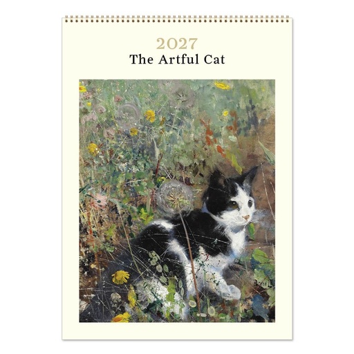 [C-VE-D27-AC-M] Vevoke Medium Calendar-Artful Cat
