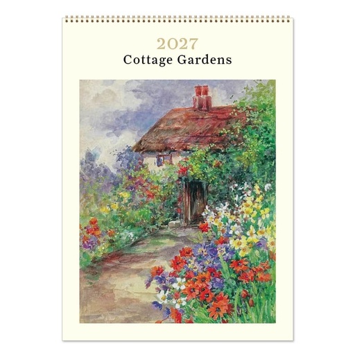 [C-VE-D27-CG-M] Vevoke Medium Calendar-Cottage Gardens