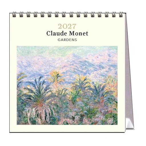 [C-VE-D27-CM2-D] Vevoke Desk Calendar-Monet's Gardens