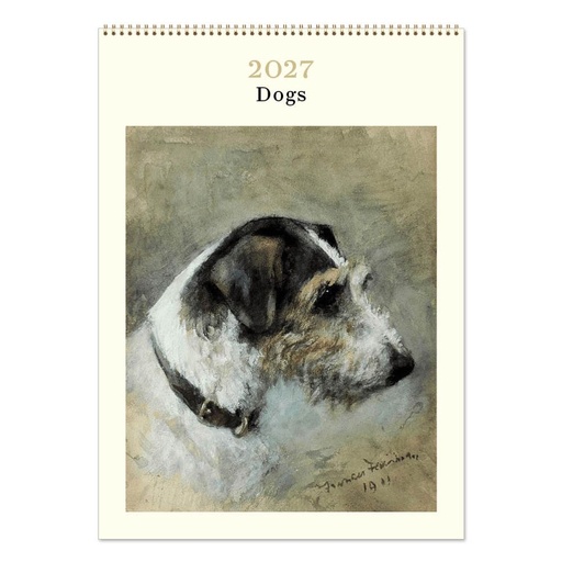 [C-VE-D27-DG-M] Vevoke Medium Calendar-Dogs