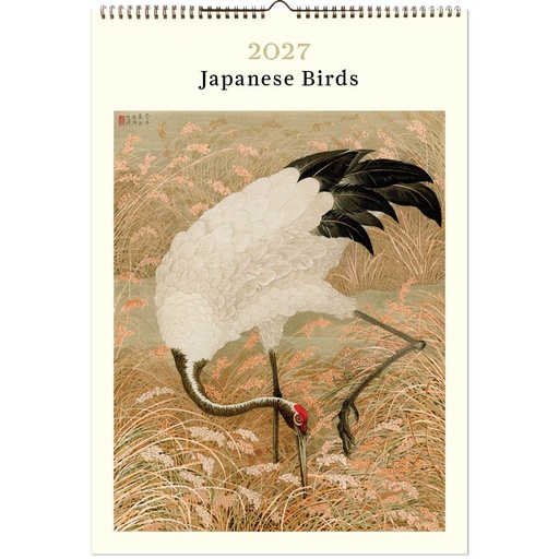 [C-VE-D27-JB-P] Vevoke Poster Calendar-Japanese Birds