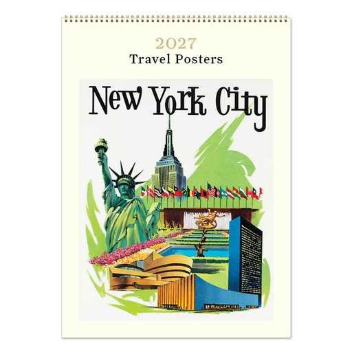 [C-VE-D27-PT-M] Vevoke Medium Calendar-Travel Posters