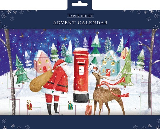 [AL-XCAL-2-AC0065] Advent Cal Poster-Festive Village