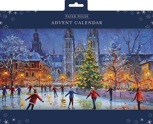 [AL-XCAL-2-AC0068] Advent Cal Poster-Skating Around the Tree