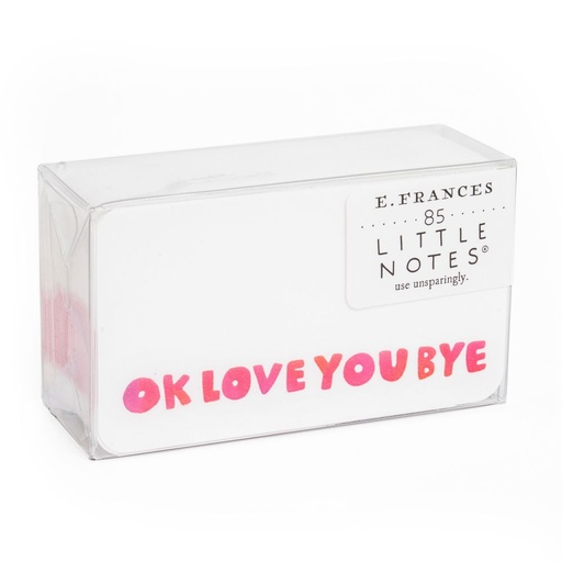 [EF-ST-174-85] Little Notes-OKLoveYouBye