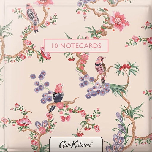 [CK-CPK-0023-GB] Notecard Wallet-Birds and Roses