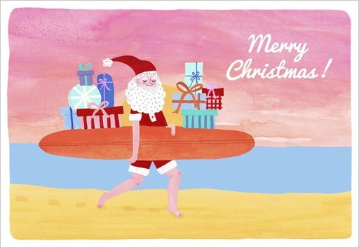 [RD-XC-129] Card-Surf Santa