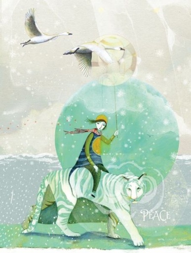 [SB-C-394] Card-Peace Tiger