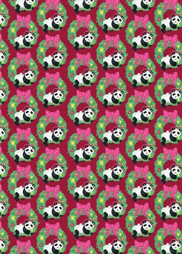 [HC-XW-019] Wrap-Panda Wreath