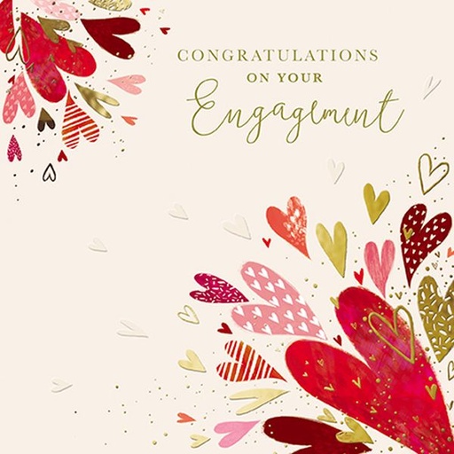[AL-OC0084] Foil Card-Congratulations Engagement