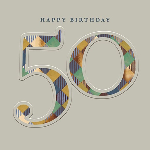 [AL-OC0089] Foil Card-Happy 50th