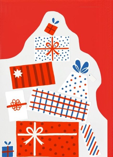 [AV-XC-C003] Cut Out Card-Christmas Presents