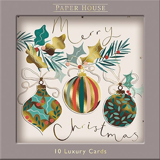 [AL-XCP-PLOW0001] Boxed Card Park of 10-Christmas Bells