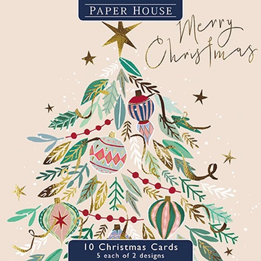 [AL-XCP-WALP0009] Cards Wallet of 10 (2 designs)-Tree Decorations