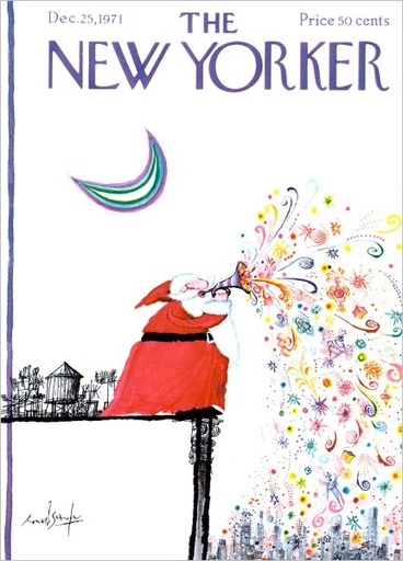 [NY-XC-C088] Card-Santa Confetti