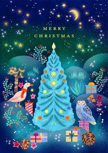 [OD-XC-CM13479] Foil Card-Christmas Tree