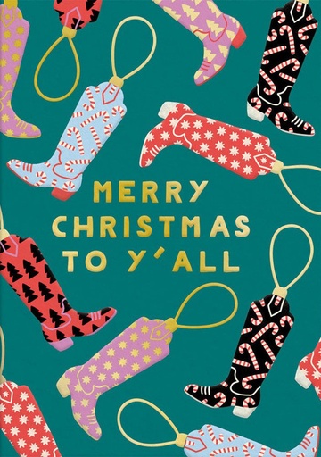 [OD-XC-MEJ12759] Foil Card-Merry Christmas Y'all