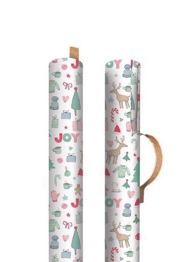 [OD-XWR-EFP13528] Roll Wrap-Merry Motif