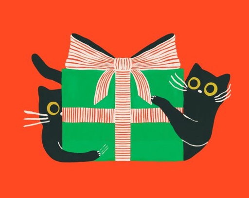 [RC-XC-HAN3669] Card-Black Cat