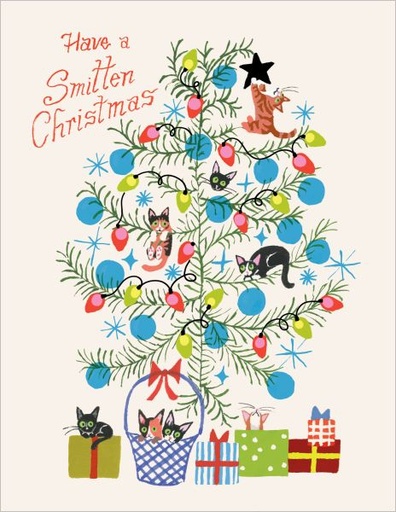 [RC-XC-KRL3692] Foil Card-Smitten Christmas