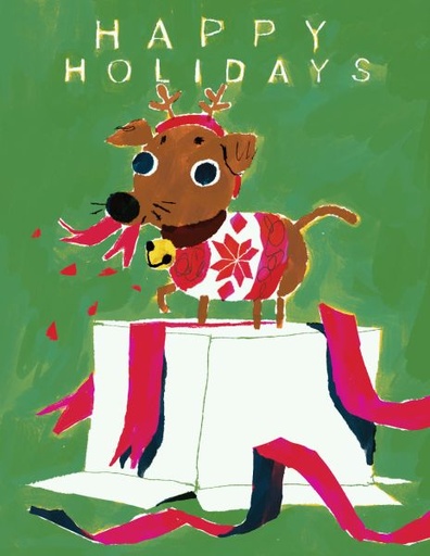 [RC-XC-SAS3715] Card-Happy Holidays Pup