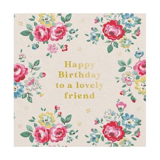 [CK-MC-14278] Cath Kidston Mini Card-Friend Floral