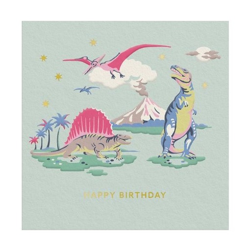 [CK-MC-14297] Mini Foil Card-Dino Birthday