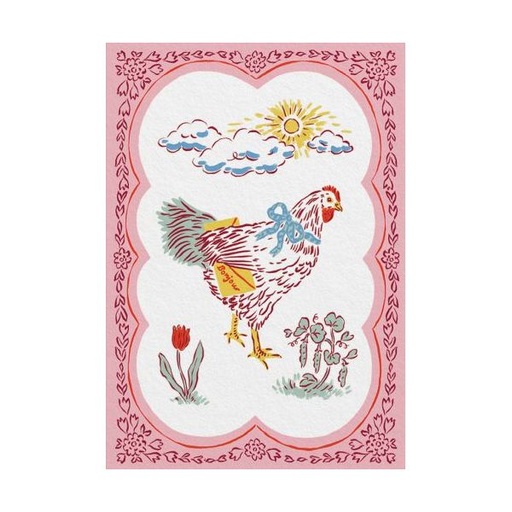 [OD-MC-ET14004] Mini Card-Hen 