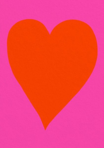 [OD-C-ASH11159] Card-Red Heart