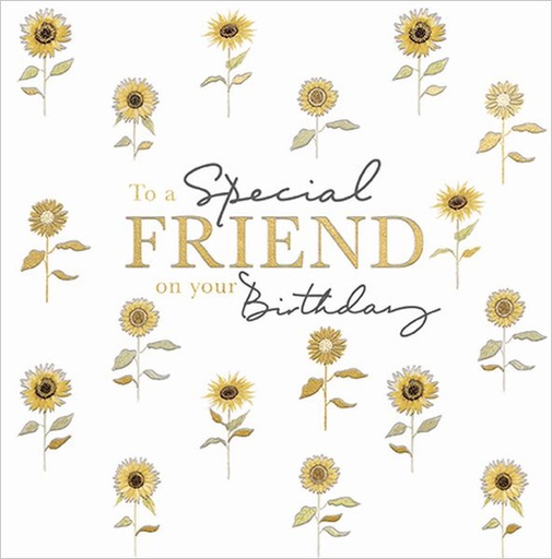 [GB-C-SA1890] Foil Card-Special Friend Birthday