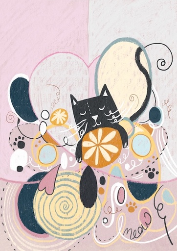 [NG-CC-HK104] Card-Hilma AF Kitty Napping