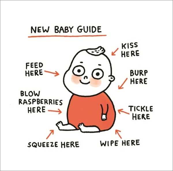 [OD-C-GE0923-SQ] Card-New Baby Guide