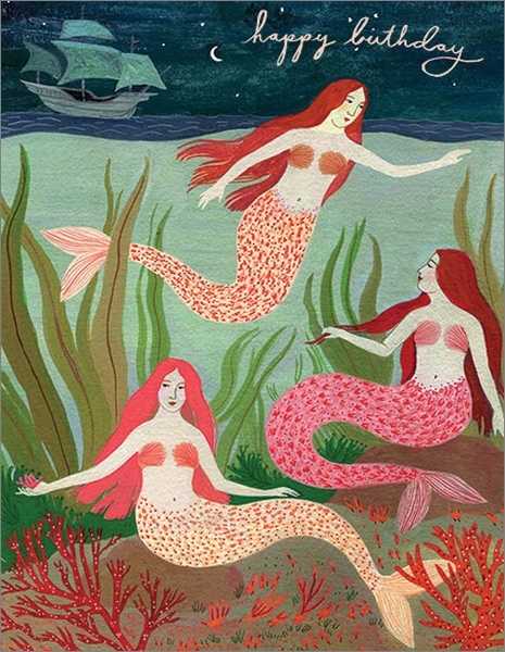 [RC-C-BEC1502] Card-Mermaids