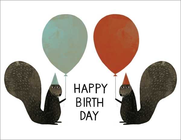 [RC-C-JON0902] Card-Party Squirrels