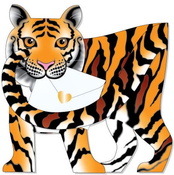[SD-CA093] 3D Card-Tiger-Tyger