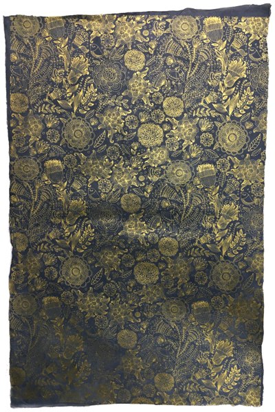 [GI-GSP399-82] Wrap-Art Decor Gold On Navy
