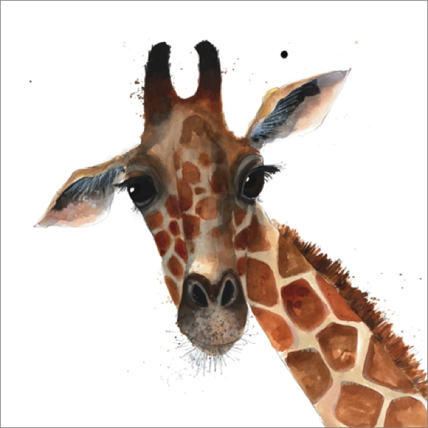 [AL-AM0090] Card-Giraffe