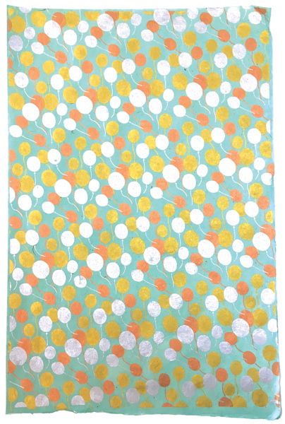 [GI-GSD454-31] Wrap-Balloons Gold Copper Silver On Pool