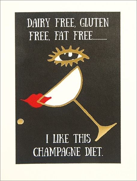 [AV-C-QP345F] Foil Card-Champagne Diet