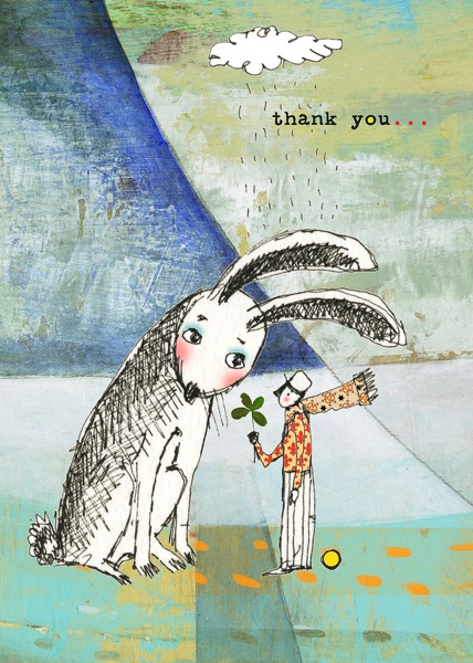 [SB-C-443] Card-Rabbit's Thank You 