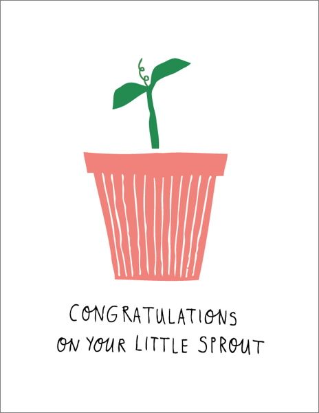 [BB-C-0405] Card-Little Sprout