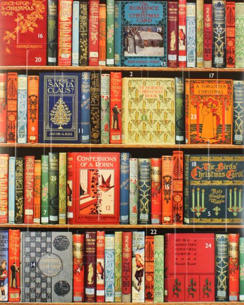 [BL-XCAL-ST1299] Advent Calendar-Christmas Bookshelf