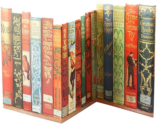 [BL-XCP-1626] Card Pack of 8-Mantelpiece Bookspines