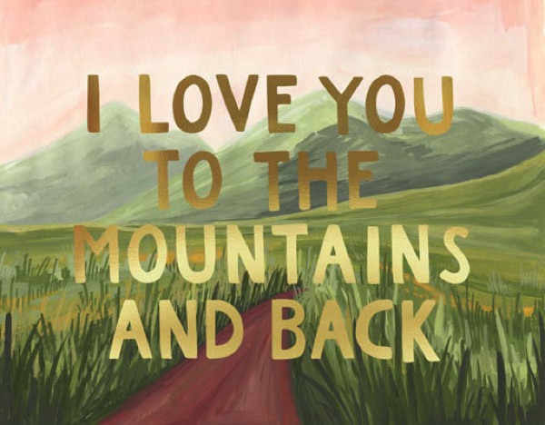 [OC-C-200624] Foil Card-Mountains and Back