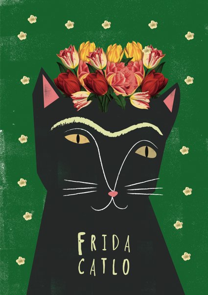 [NG-CC-FK001] Card-Frida Catlo