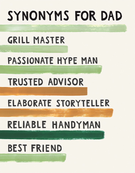 [OC-CFD-200646] Card-Fathers Day Synonyms